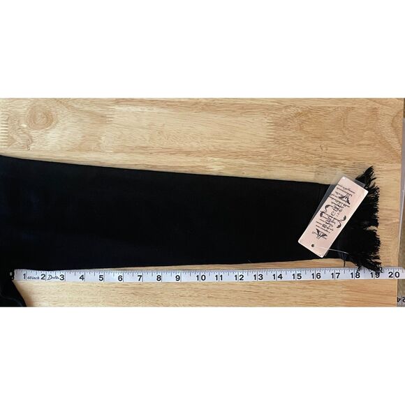 Nanette Lepore Luciana Knit Fringe Hem and Sleeves Dress Black Size M NWT BoHo - Picture 6 of 10